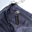 CHANEL Chain Shoulder Bag pile White CC Auth EC613-23