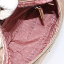 PRADA Shoulder Bag Nylon Beige Auth EC614-17