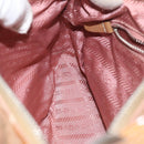 PRADA Shoulder Bag Nylon Beige Auth EC614-19