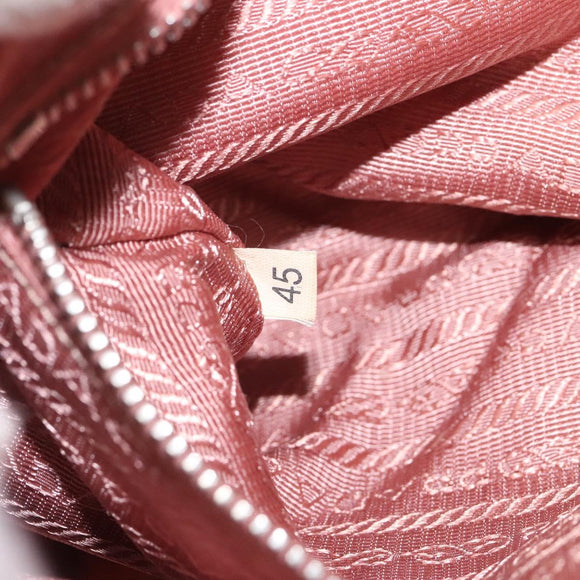 PRADA Shoulder Bag Nylon Beige Auth EC614