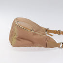 PRADA Shoulder Bag Nylon Beige Auth EC614-4