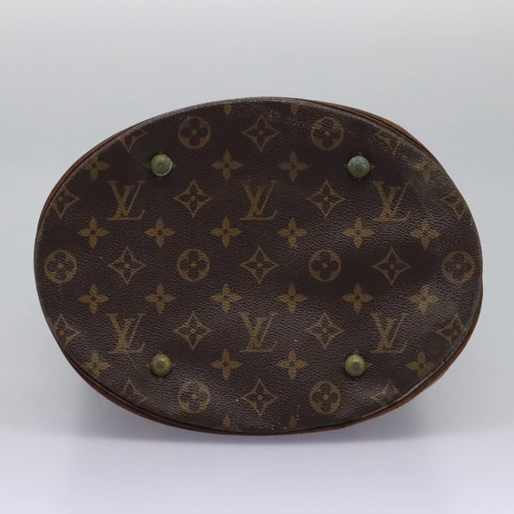 LOUIS VUITTON Monogram Bucket GM Shoulder Bag M42236 LV Auth EC617