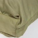 PRADA Tote Bag Nylon Beige Auth EC618-9