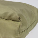 PRADA Tote Bag Nylon Beige Auth EC618-15