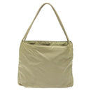 PRADA Tote Bag Nylon Beige Auth EC618-2