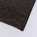 LOUIS VUITTON Monogram Sac Plat Hand Bag M51140 LV Auth EC628-9