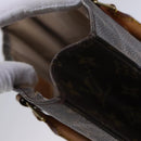 LOUIS VUITTON Monogram Sac Plat Hand Bag M51140 LV Auth EC628-10