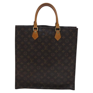 LOUIS VUITTON Monogram Sac Plat Hand Bag M51140 LV Auth EC628 - 0