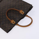 LOUIS VUITTON Monogram Sac Plat Hand Bag M51140 LV Auth EC628-6