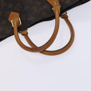 LOUIS VUITTON Monogram Sac Plat Hand Bag M51140 LV Auth EC628-7