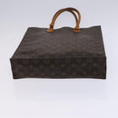 LOUIS VUITTON Monogram Sac Plat Hand Bag M51140 LV Auth EC628-5