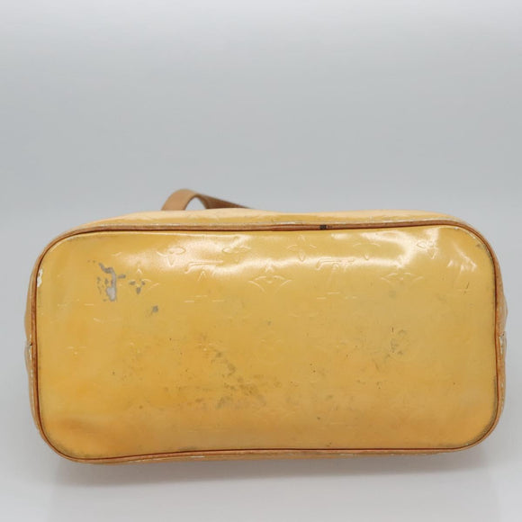 LOUIS VUITTON Monogram Vernis Houston Hand Bag Gris M91053 LV Auth EC632