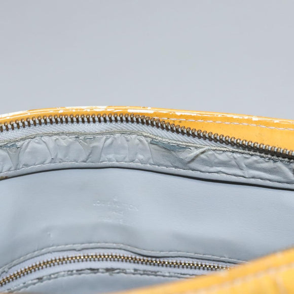 LOUIS VUITTON Monogram Vernis Houston Hand Bag Gris M91053 LV Auth EC632