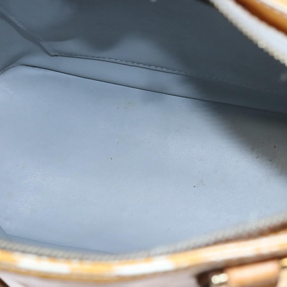 LOUIS VUITTON Monogram Vernis Houston Hand Bag Gris M91053 LV Auth EC632