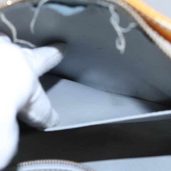 LOUIS VUITTON Monogram Vernis Houston Hand Bag Gris M91053 LV Auth EC632