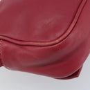 PRADA Shoulder Bag Leather Pink Auth EC644-13