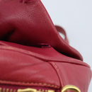 PRADA Shoulder Bag Leather Pink Auth EC644-17