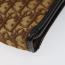 Christian Dior Trotter Canvas Hand Bag Brown Auth EC646-15