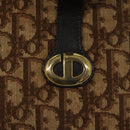 Christian Dior Trotter Canvas Hand Bag Brown Auth EC646-17