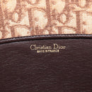 Christian Dior Trotter Canvas Hand Bag Brown Auth EC646-18