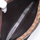 Christian Dior Trotter Canvas Hand Bag Brown Auth EC646-21
