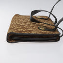 Christian Dior Trotter Canvas Hand Bag Brown Auth EC646-3