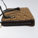 Christian Dior Trotter Canvas Hand Bag Brown Auth EC646-4