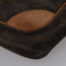 LOUIS VUITTON Monogram Compiegne 28 Clutch Bag M51845 LV Auth EC649-17