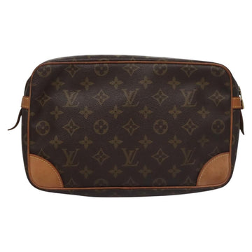LOUIS VUITTON Monogram Compiegne 28 Clutch Bag M51845 LV Auth EC649 - 0