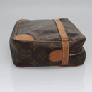 LOUIS VUITTON Monogram Compiegne 28 Clutch Bag M51845 LV Auth EC649-3