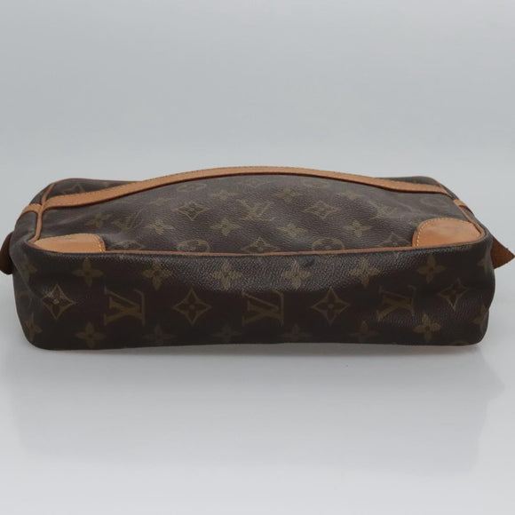 LOUIS VUITTON Monogram Compiegne 28 Clutch Bag M51845 LV Auth EC649