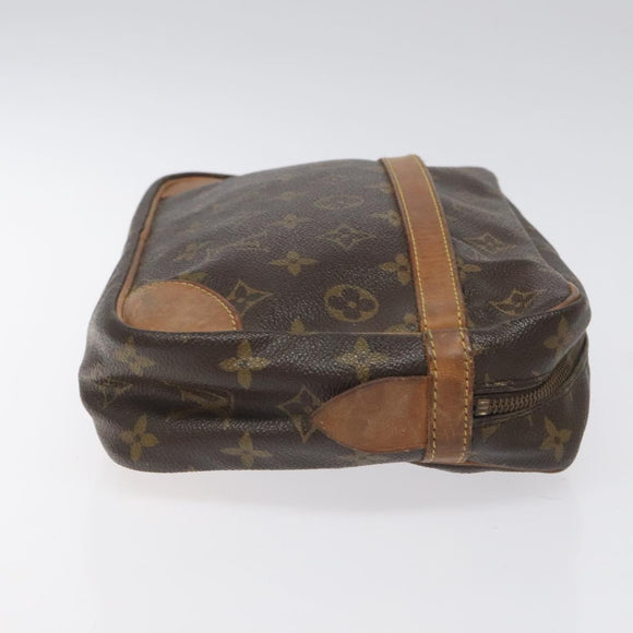 LOUIS VUITTON Monogram Compiegne 28 Clutch Bag M51845 LV Auth EC650