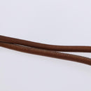 CELINE Macadam Canvas Shoulder Bag PVC Leather Brown Gold Auth EC653-8