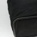 CELINE Shoulder Bag Nylon Black Gold Auth EC662-16