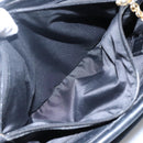 CELINE Shoulder Bag Nylon Black Gold Auth EC662-21