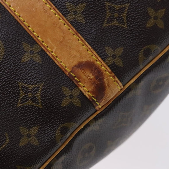 LOUIS VUITTON Monogram Keepall Bandouliere 60 Boston Bag M41412 LV Auth EC671