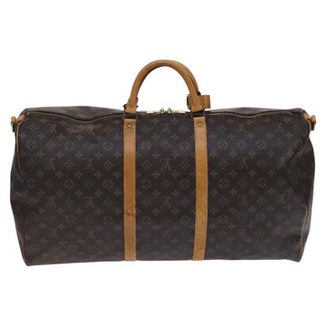 LOUIS VUITTON Monogram Keepall Bandouliere 60 Boston Bag M41412 LV Auth EC671 - 0