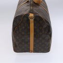LOUIS VUITTON Monogram Keepall Bandouliere 60 Boston Bag M41412 LV Auth EC671-4