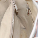 BURBERRY Nova Check Blue Label Tote Bag Nylon Pink White Silver Auth EC681-17