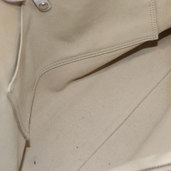 BURBERRY Nova Check Blue Label Tote Bag Nylon Pink White Silver Auth EC681