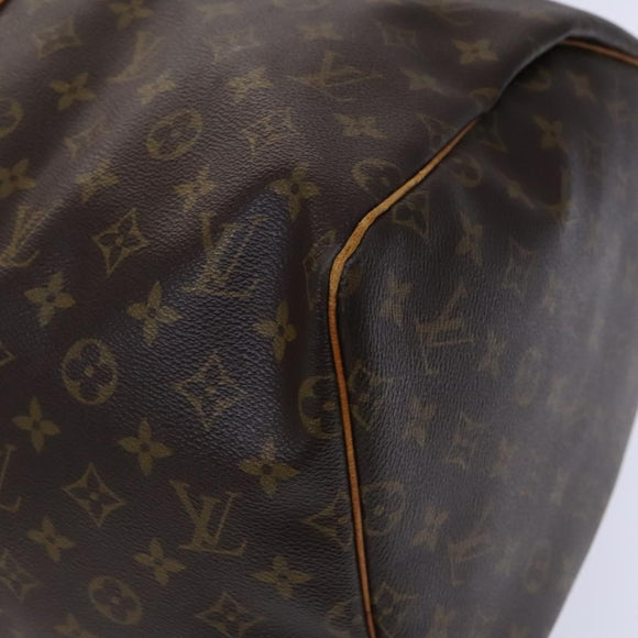 LOUIS VUITTON Monogram Keepall 55 Boston Bag M41424 LV Auth EC683