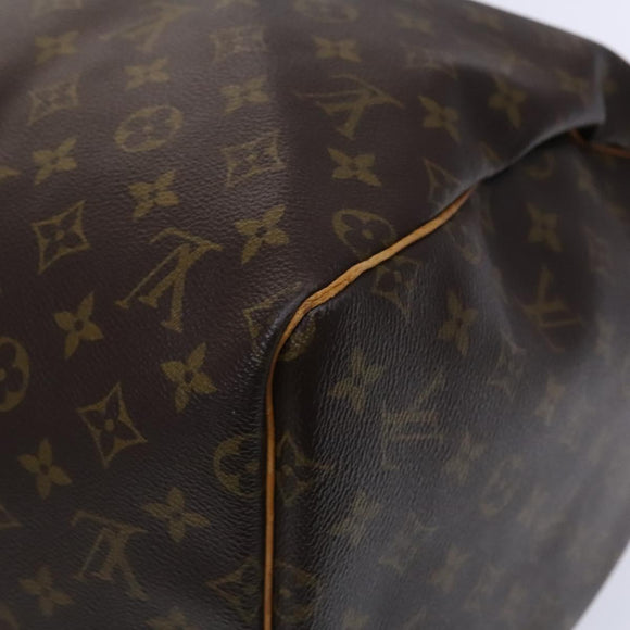 LOUIS VUITTON Monogram Keepall 55 Boston Bag M41424 LV Auth EC683