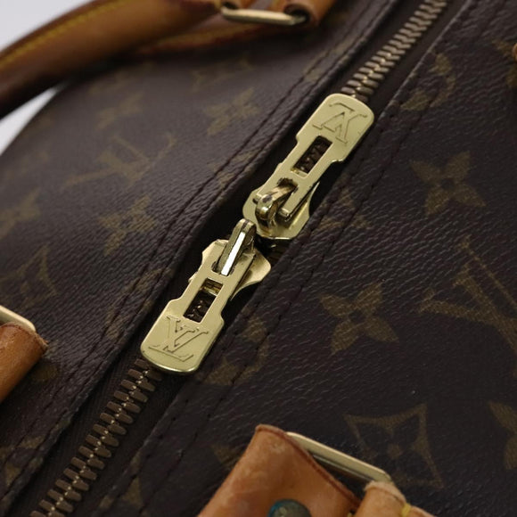 LOUIS VUITTON Monogram Keepall 55 Boston Bag M41424 LV Auth EC683