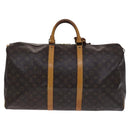 LOUIS VUITTON Monogram Keepall 55 Boston Bag M41424 LV Auth EC683-3