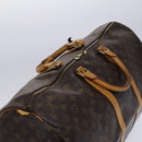 LOUIS VUITTON Monogram Keepall 55 Boston Bag M41424 LV Auth EC683-6