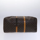 LOUIS VUITTON Monogram Keepall 55 Boston Bag M41424 LV Auth EC683-5