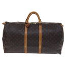 LOUIS VUITTON Monogram Keepall 60 Boston Bag M41422 LV Auth EC686-13