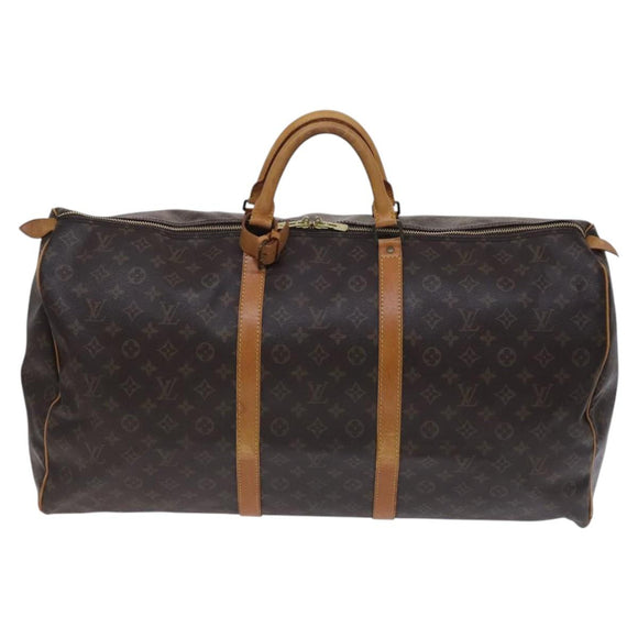 LOUIS VUITTON Monogram Keepall 60 Boston Bag M41422 LV Auth EC686