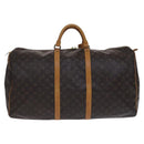 LOUIS VUITTON Monogram Keepall 60 Boston Bag M41422 LV Auth EC686-2