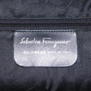 Salvatore Ferragamo Gancini Backpack Leather Black Silver Auth EC696-22